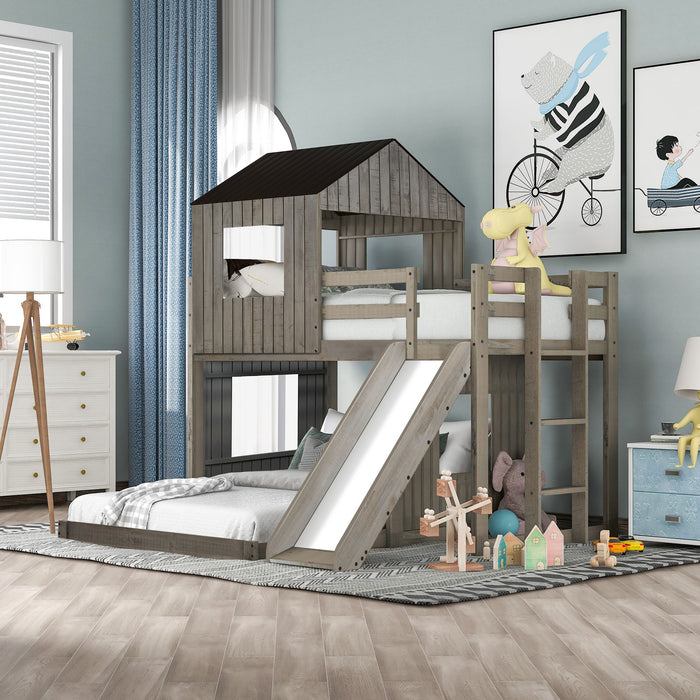 YY tobogán de interior para niños, pequeño, Simple, sofá, escalera, cama,  hogar - AliExpress