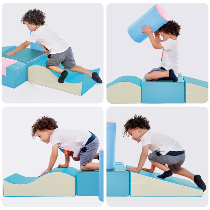Colorful Soft Climb And Crawl Foam Playset 6 In 1, Soft Play Equipment —  Brother's Outlet