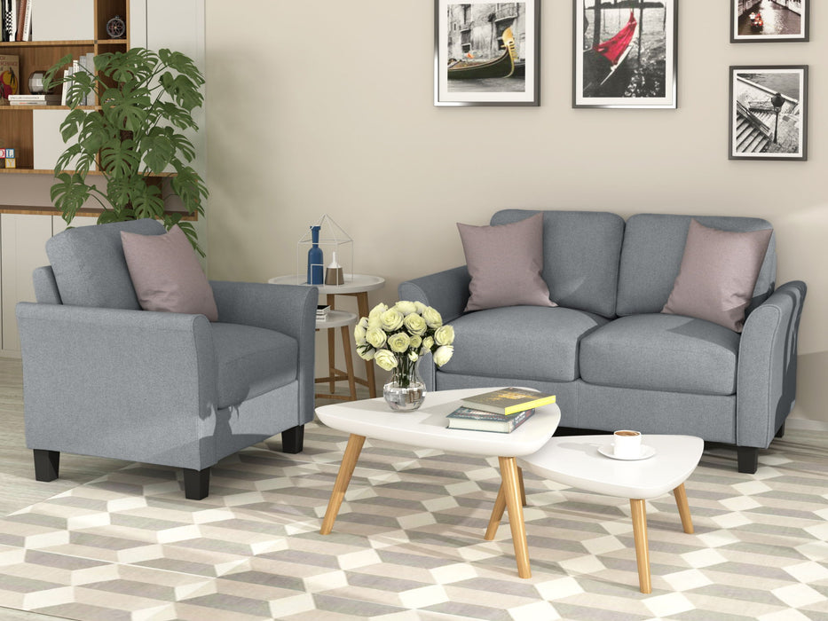 Muebles de sala de estar, reposabrazos, sofá individual y sofá de