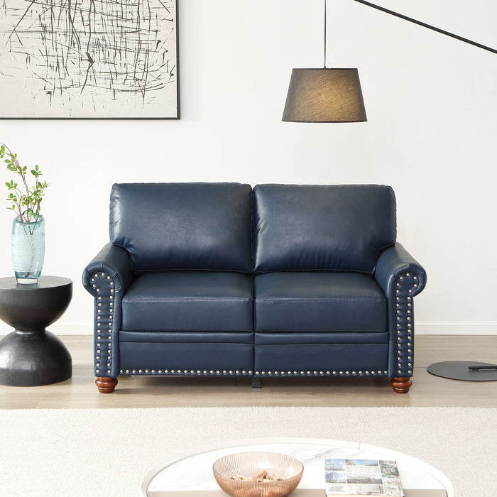 Living Room Sofa Loveseat Chair Navy