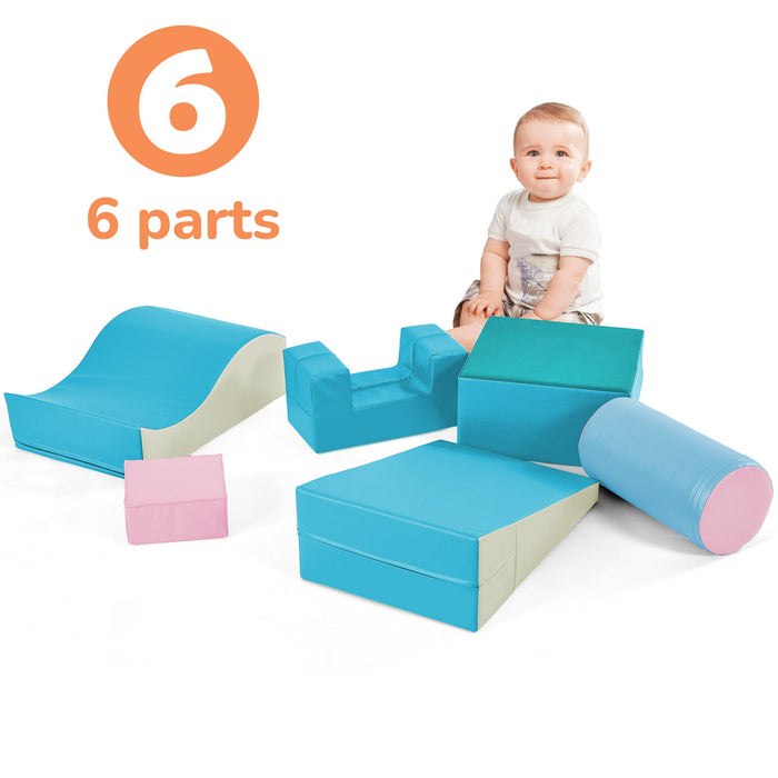 Colorful Soft Climb And Crawl Foam Playset 6 In 1, Soft Play Equipment —  Brother's Outlet
