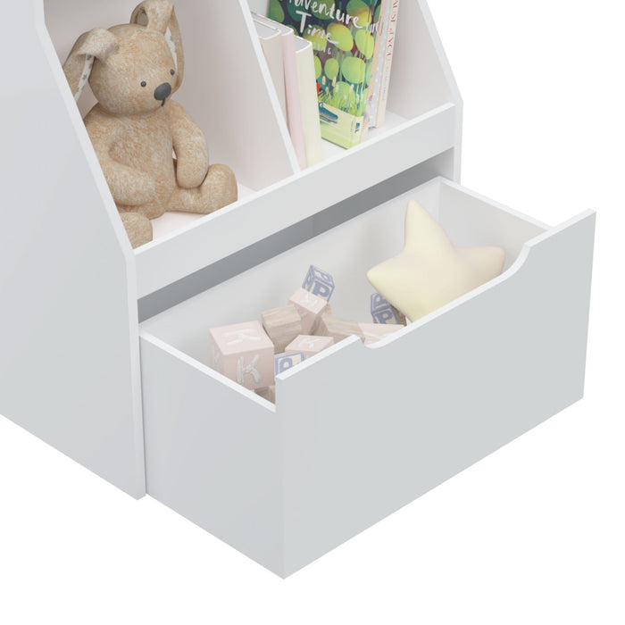 Estantería y organizador de almacenamiento de juguetes, estante de  almacenamiento de madera, gabinete de almacenamiento de 3 niveles para  juguetes de